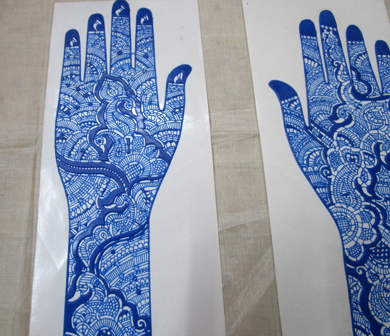 Henna Reusable Rubber Stencils Henna Temporary Tattoo Body Art FULL