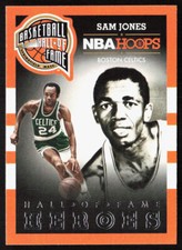 2013-14 Panini NBA Hoops Sam Jones Hall of Fame Heroes #12 Boston Celtics