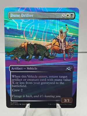 Dune Drifter (Borderless) 323 Foil NM MTG Aetherdrift Magic