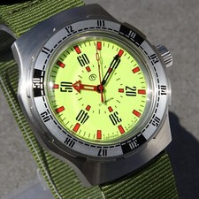 Vostok Amphibia 'Pripyat/Chernobyl' Russian Auto Dive Watch, New, UK seller