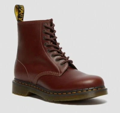 Dr Martens Doc 8 1460 Pascal Abruzzo WP Bottes Cuir Marron Noir 26906201 - Photo 1/4