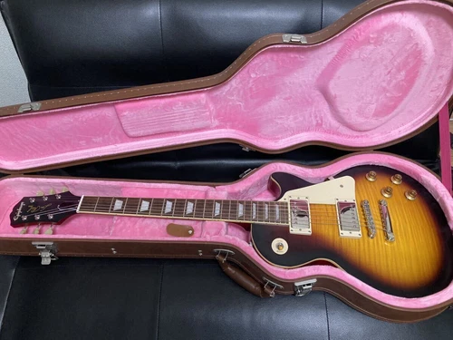 Electric Guitar Epiphone Les Paul Standard Burst Flame Top 1959 Modified