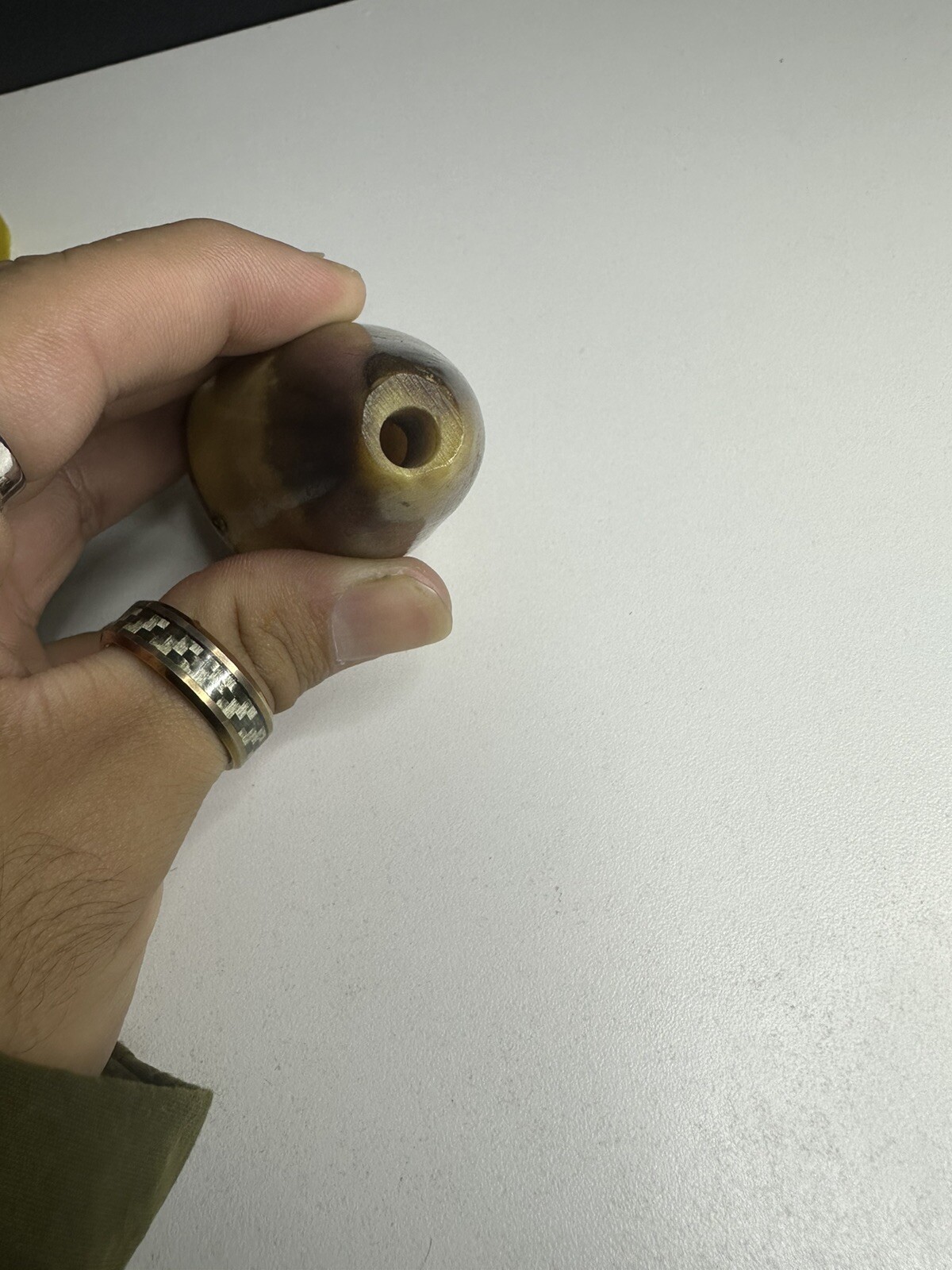 Vintage Handmade Pocket Powder Horn eBay