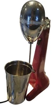Hamilton Beach DrinkMaster Classic 2 Speed Milkshake Mixer Red & Chrome 750C