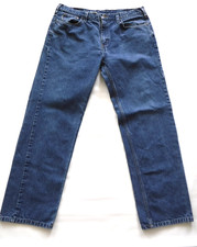 Vintage Carhartt Relaxed Fit B460 DVB Stonewashed Blue Denim Jeans Men's 38 X 32