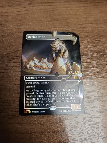 Ocelot Pride Borderless FOIL #322 | MH3 | MTG | Magic | Modern Horizons