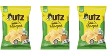 UTZ Salt in Vinegar Potato Chips 7.75oz Gluten-Free Snacks 3 Pack