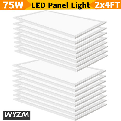 16Pack 2x4FT LED Flat Panel Troffer Light Recessed Back-Lit Drop Ceiling Light