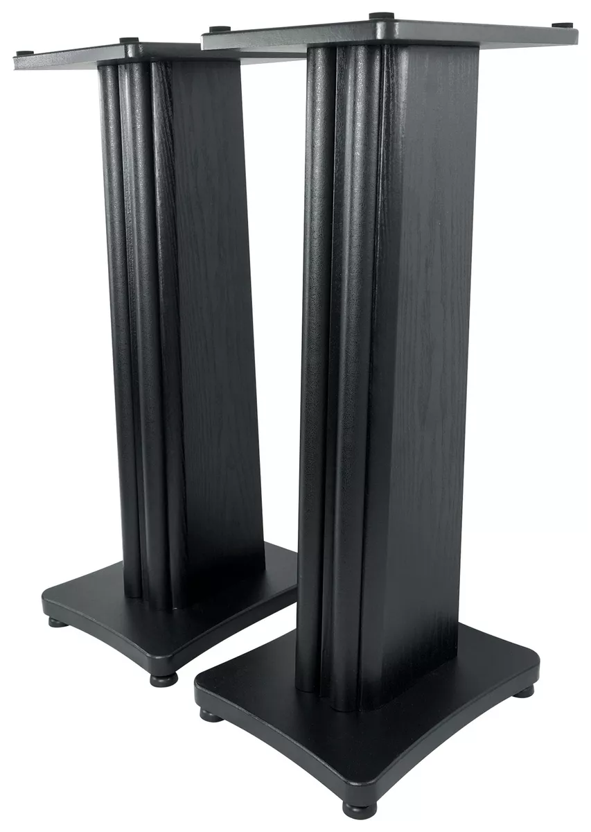2 Rockville SS28B Black Wood Grain 28