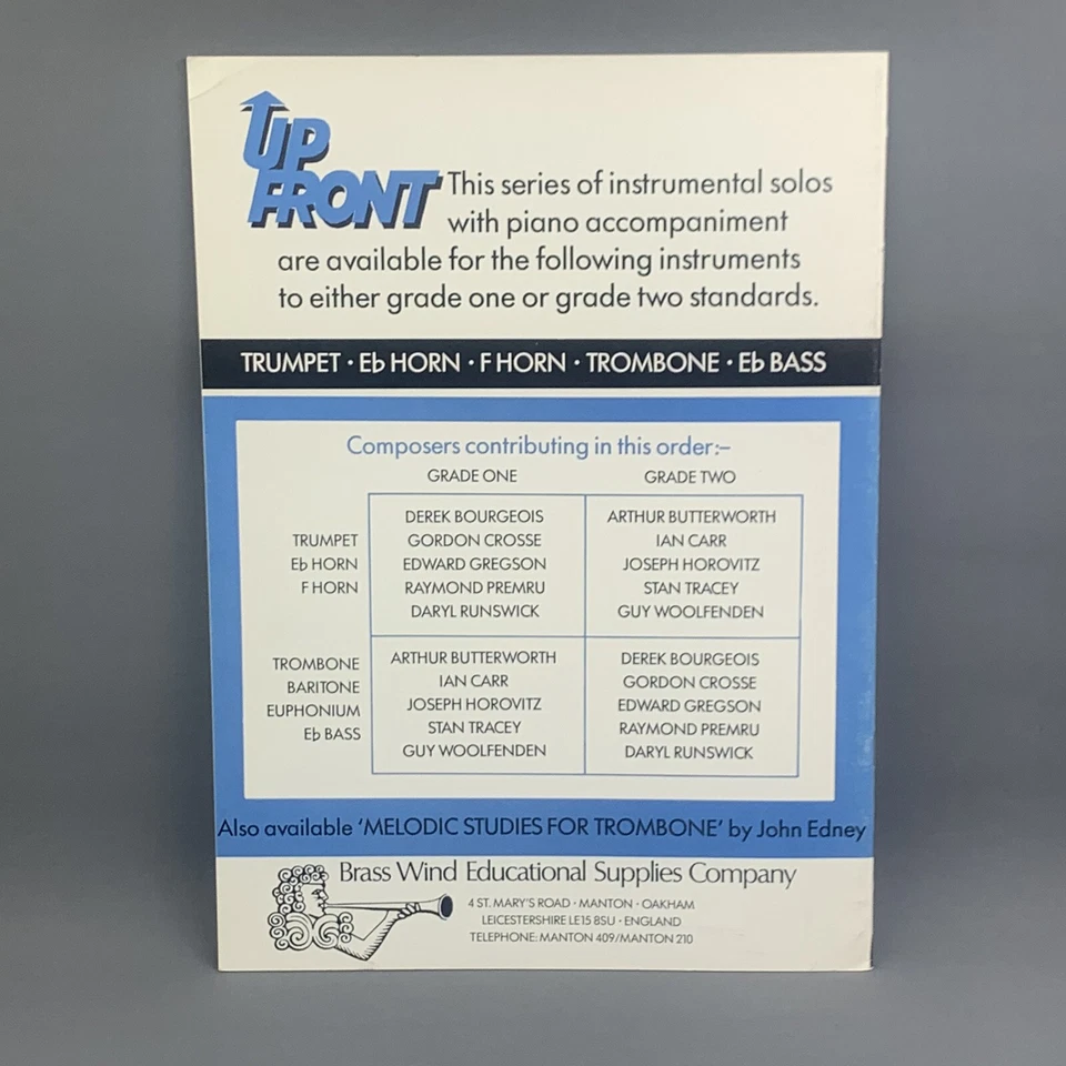 Up Front Album For Trumpet Book 2 Sheet Music A.Butterworth Brass Wind - Image 2 of 3