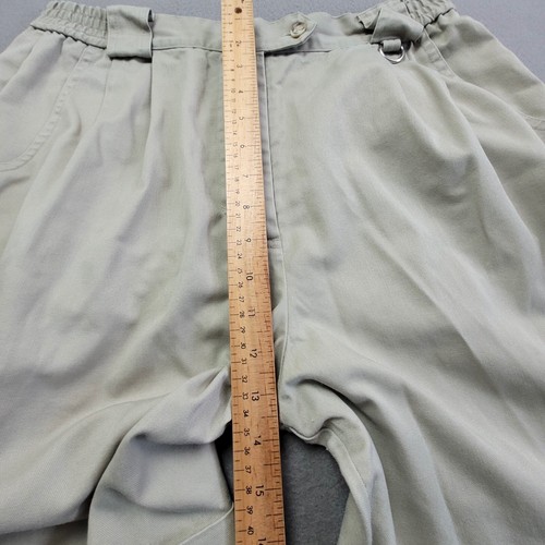 Tilley Endurables Shorts Mens 32 Khaki Safari Roll Tab Pleated Safari Outdoor - Picture 5 of 16