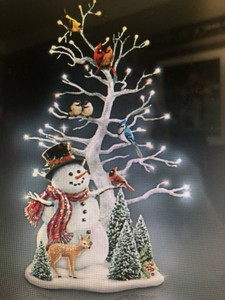034-Winter-039-s-Gathering-034-Illuminated-Centerpiece-New-by-Bradford-Exchange