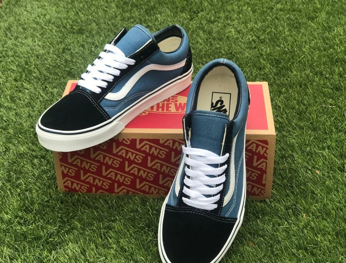 Bedrift Ond Afskedige Vans Shoes Old Skool Navy color Original from Vans Company | eBay