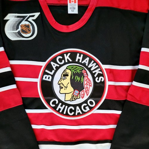 Vintage CCM Chicago Blackhawks Bill Mosienko #8 Hockey Jersey Size 52 - Picture 13 of 13