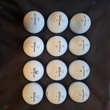 ⛳️🏌🏻12 Wilson Staff model golf Balls Grade1 great condition 🏌🏻⛳️