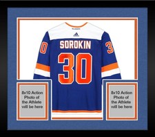 Framed Ilya Sorokin New York Islanders Signed Alternate Adidas Authentic Jersey