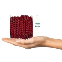 Halbach Premium SeidenbäNder Kordel Weinrot 6Mm X 10M Made In Germany ÖKo-Tex