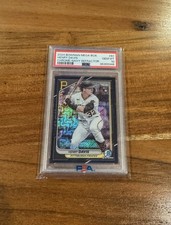 Henry Davis 2024 Bowman Mega Box Chrome Navy Refractor /175 Rookie RC PSA 10 Gem