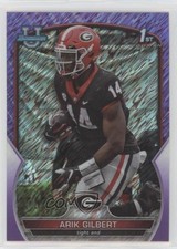 2022 Bowman U Chrome Purple Shimmer Refractor Arik Gilbert #54 1u6