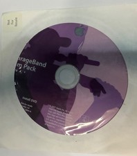 Apple GarageBand Jam Pack Install DVD v1.0 2007 Mac OS X NFR Disc Only