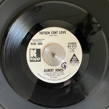 LISTEN! Albert Jones, Fifteen cent love ORIGINAL Northern Soul PROMO Excellent