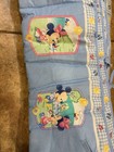 Vintage Disney Babies Mickey Mouse Butterfly Quilt Comforter And Bumper — photo 4