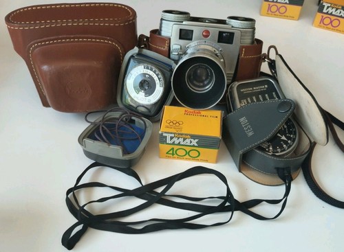 Kodak signet 35 camera with lens Weston Master III 737 Gossen pilot 2 bundle lot