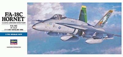 Hasegawa 00438 McDonnell Douglas F/A-18C Hornet 1/72 Scale Plastic Model Kit