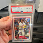 Topps 2023 Series 1 Ronald Acuna Jr #150 Auto PSA/DNA 10 85245485 Braves MLB