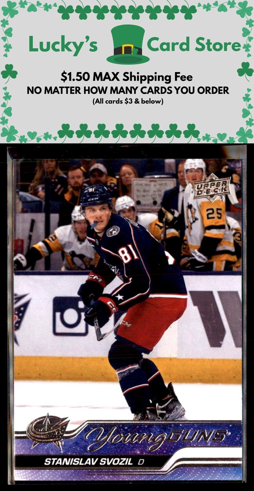 2023-24 Upper Deck #461 Stanislav Svozil Young Guns Rookie