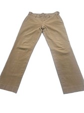 Tommy Hilfiger Womens Chino Pants Size 4 Khaki Stretch Flat Front Low Rise