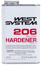 West System 206-B Slow Hardener UNITS, Clear