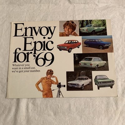 Prospekt GM Envoy und Epic 1969 Original