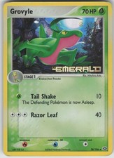 Pokemon TCG Grovyle Uncommon Reverse Holo Emerald 28/106 on eBay