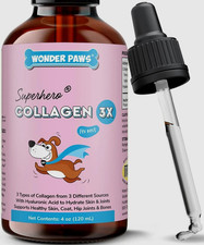 Premium Collagen for Dogs   Liquid Collagen for Dogs with Hyaluronic Acid - 4 oz