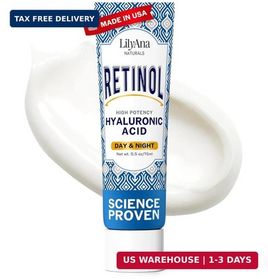 LilyAna Naturals Anti Aging Retinol Face Cream for Women - Wrinkle & Neck Cream