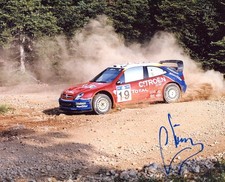 RALLY Carlos Sainz Sr. autograph, In-Person signed photo