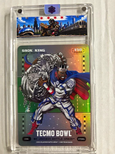 Bo Jackson Battle Arena Tecmo Bowl Sack King Bruce Smith S31 Silver Steel 150