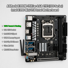 ASRock Z390M-ITX/ac LGA 1151 300 Series Intel Z390 Mini ITX Intel Motherboard