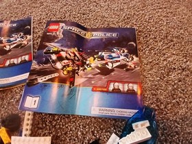 LEGO Space Police 5973 Hyperspeed Pursuit 99% Complete W/ Manuals Unused + Extra