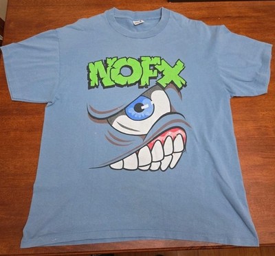 NOFX Mons Tour XL T-Shirt Original 90s Vtg Punk Rock Skateboard