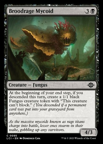 x1 Broodrage Mycoid - Lost Caverns of Ixalan - NM - MTG