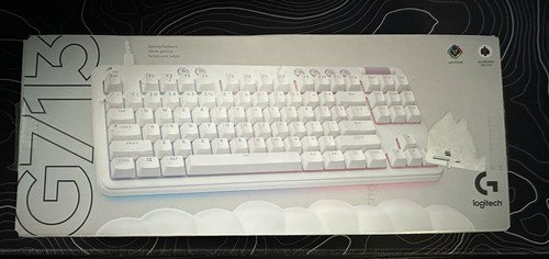 Logitech G713 Wired Mechanical Gaming Keyboard - White (Linear Clicking) - Picture 8 of 10