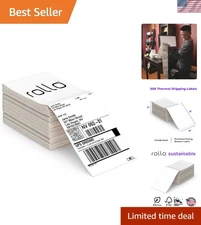 Environmentally Safe 4x6 Thermal Labels - 500 Per Pack for E-commerce Efficiency