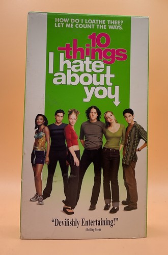 10 Things I Hate About You VHS 1999 Heath Ledger **Buy 2 Get 1 Free**