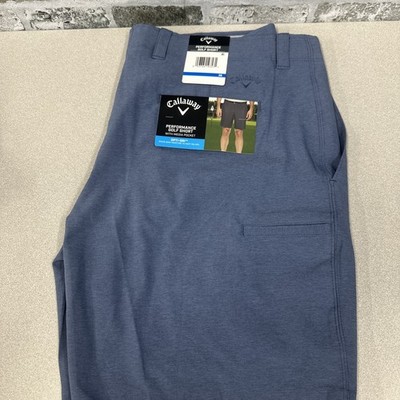 Callaway Men's Opti-Dri Moisture Wicking Stretch Short, Deep Peacoat Heather 38