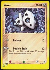 Aron 25/109 Reverse Holofoil Uncommon EX Ruby and Sapphire NM Pokemon on eBay
