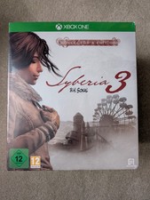 Syberia 3 B.H Sokal Collectors Edition New & Sealed Xbox One Microsoft Very Rare