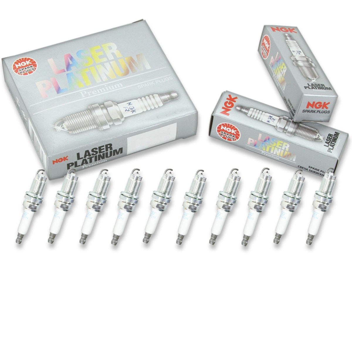 10 pc NGK 6737 PZFR5Q-11 Laser Platinum Spark Plugs for PK20GR8 7000 3326 xz