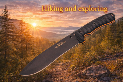 NEU Hydra Knives Stygian für Outdoor Wildnis Survival Camping Jäger Angeln NEW